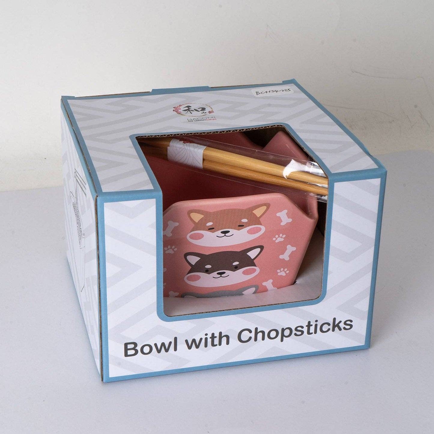 16oz 5"W x 4"H Takeout Box Serving Bowl With Chopsticks Shiba Inu (1/24) - The Continental Ranch