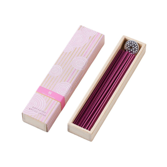Kousaido Hyakuraku - Kou Cherry Blossom Organic Incense (1/240) - The Continental Ranch