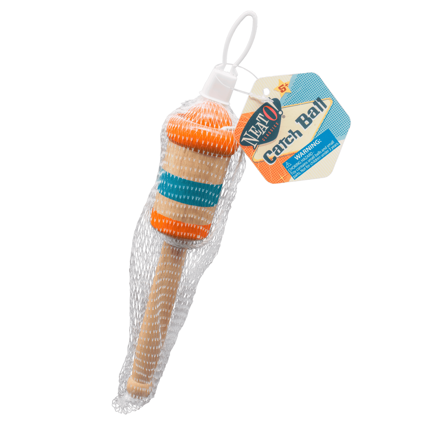 Neato! Wooden Catch Ball, Retro Classic, vintage toys - The Continental Ranch