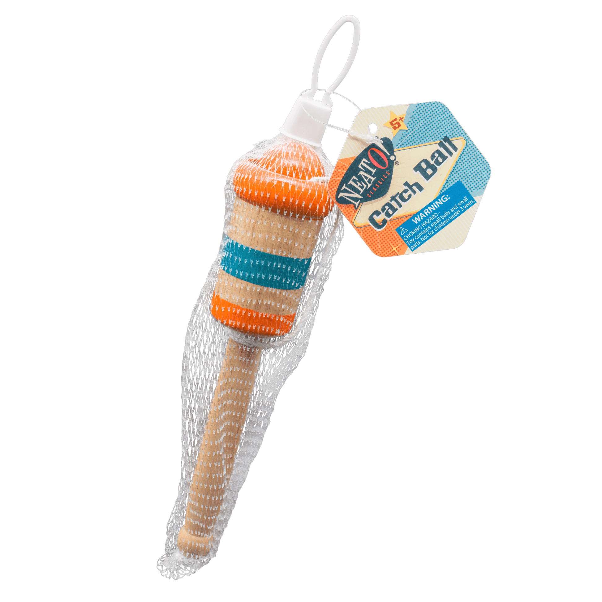 Neato! Wooden Catch Ball, Retro Classic, vintage toys - The Continental Ranch