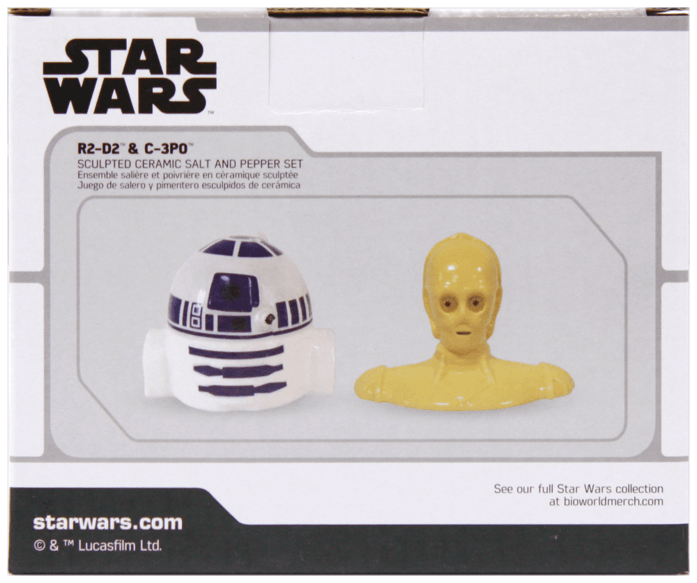 Salt & Pepper Shakers - Star Wars - R2 - D2 And C - 3PO - The Continental Ranch