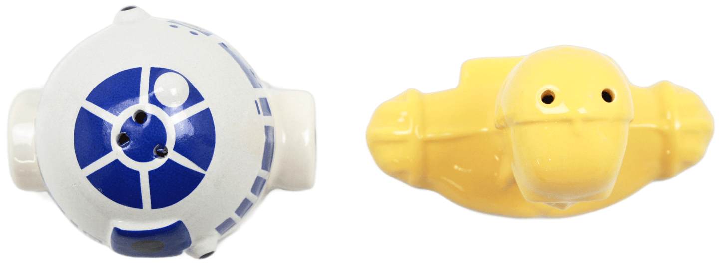 Salt & Pepper Shakers - Star Wars - R2 - D2 And C - 3PO - The Continental Ranch