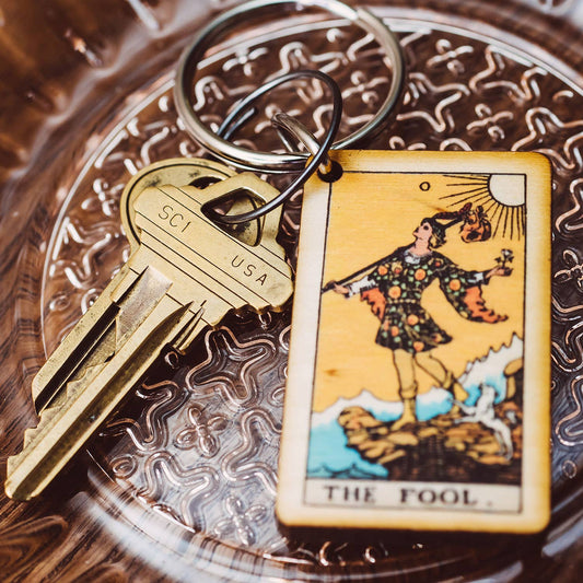 Tarot - 0 - The Fool Keychain - The Continental Ranch