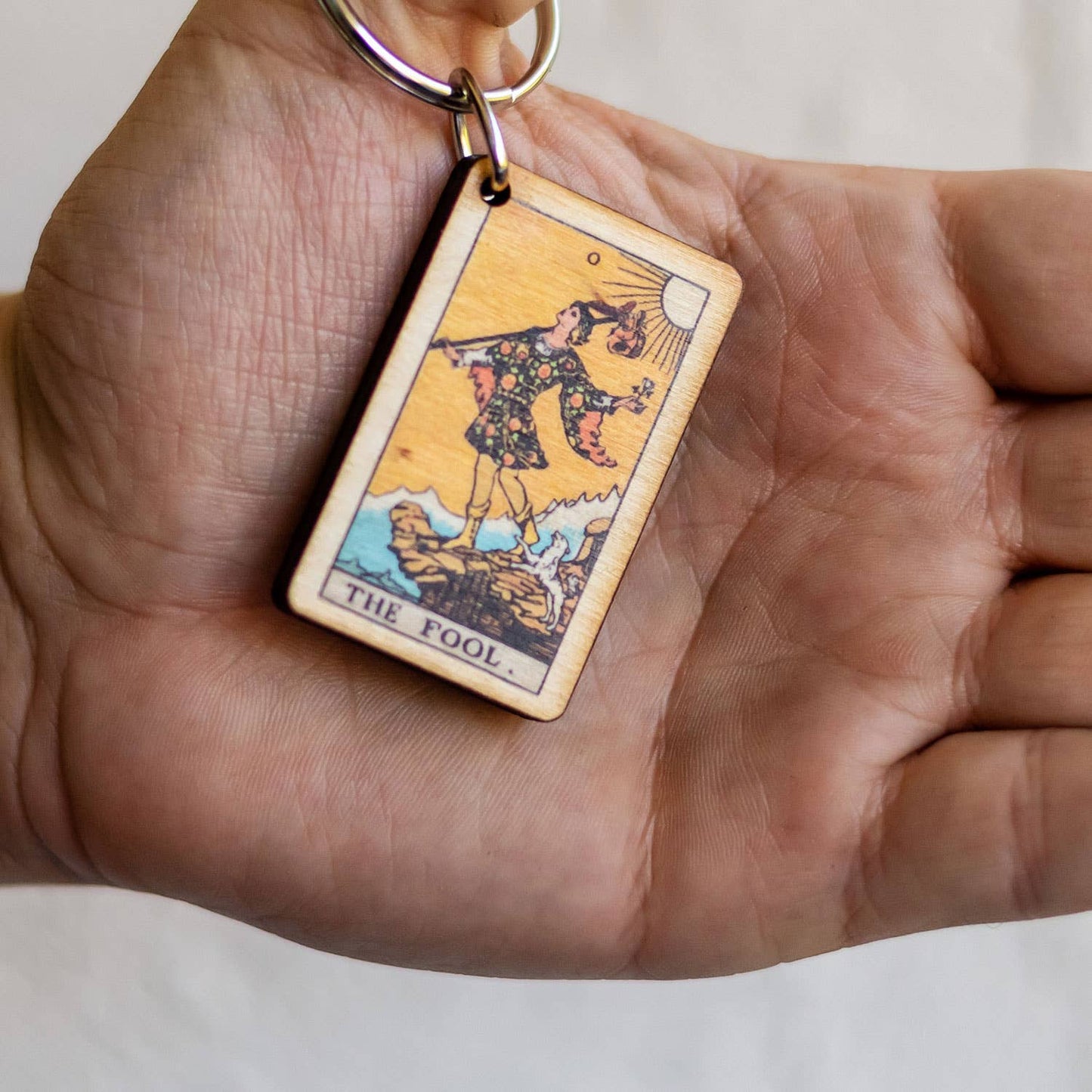 Tarot - 0 - The Fool Keychain - The Continental Ranch