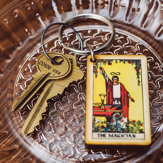 Tarot - 1 - the Magician Keychain - The Continental Ranch