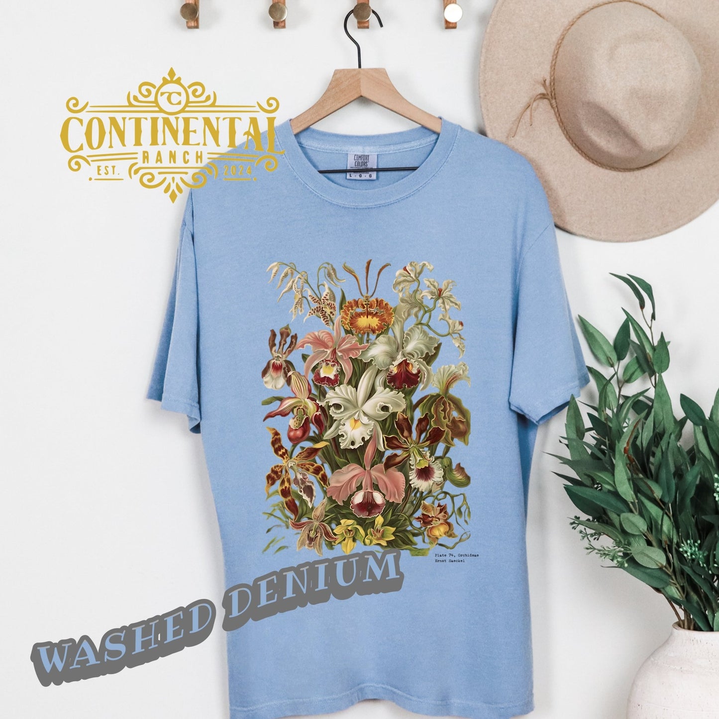 Vintage Botanical Floral T-Shirt — Haeckel Collection Plate 74 - The Continental Ranch