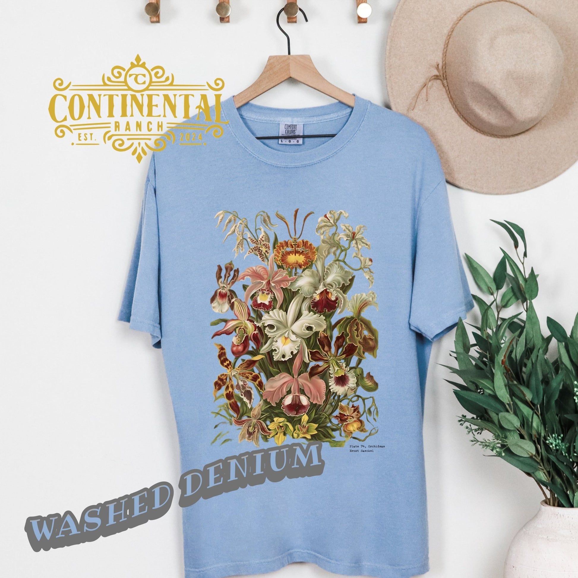 Vintage Botanical Floral T-Shirt — Haeckel Collection Plate 74 - The Continental Ranch
