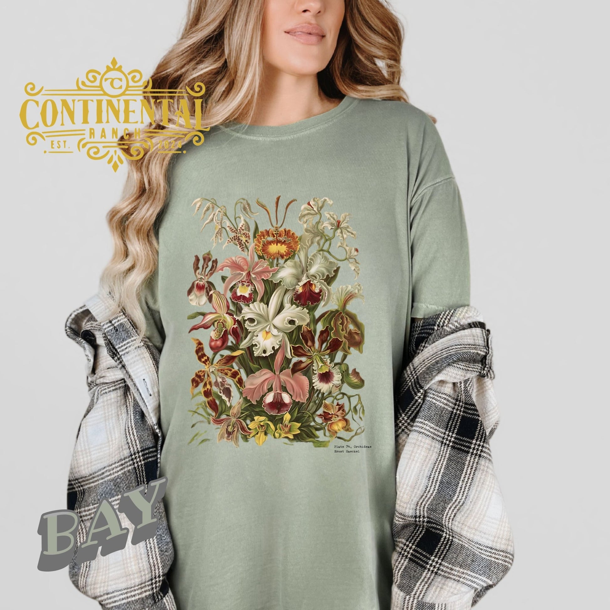 Vintage Botanical Floral T-Shirt — Haeckel Collection Plate 74 - The Continental Ranch